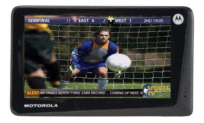 Motorola покажет мобильное ТВ. Фото.