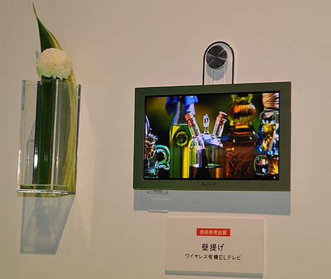Первый в мире беспроводной OLED дисплей от Sony. Фото.