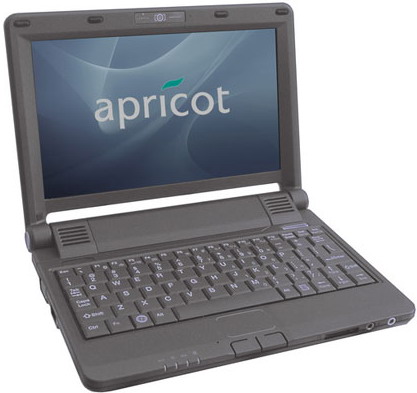 Apricot Computers анонсирует новый нетбук с WiMAX. Фото.
