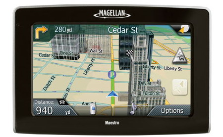 Новый GPS-навигатор от Magellan. Фото.