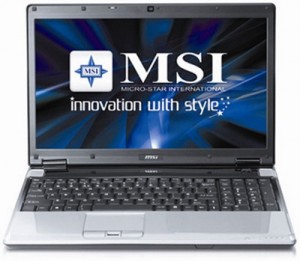 MSI представляет новый мультимедийный ноутбук EX623. Фото.