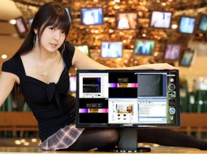 Новый широкоформатный монитор от Samsung — 2342BWX. Фото.
