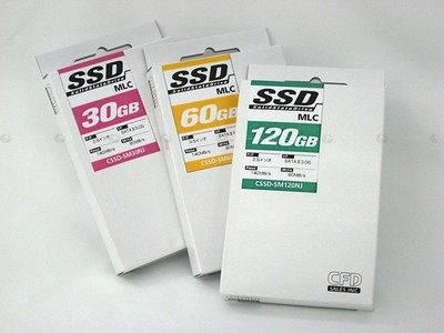 2.5-дюймовые SATA SDD от CFD. Фото.