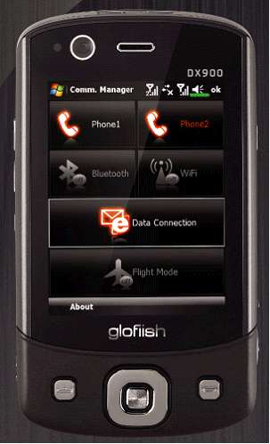 Glofiish DX900 с двумя разъемами под SIM-карты поступает в продажу. Фото.
