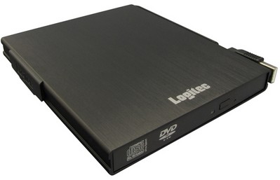Logitec выпускает два внешних DVD привода. Фото.