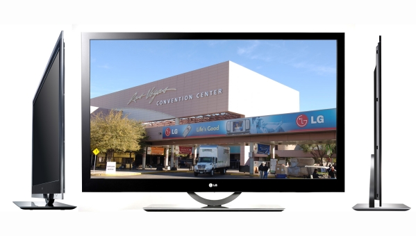 Самый тонкий в мире LCD телевизор от LG. Фото.