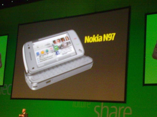 Nokia представила новый смартфон Nokia N97. Фото.