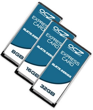 OCZ представляет внешние накопители для ноутбуков в формате ExpressCard. Фото.