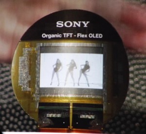 CES ’09: Sony продемонстрировала гибкий OLED дисплей. Фото.