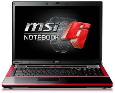Новый мощный ноутбук от MSI. Фото.