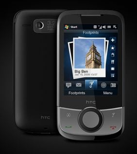 Обновленный HTC Touch Cruise с приложением HTC Footprints. Фото.