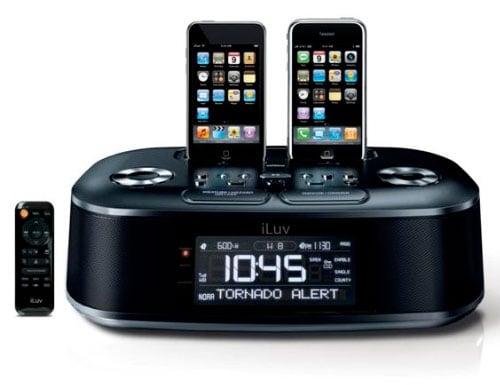 iLuv iMM183 — док-станция для двух iPod/iPhone. Фото.