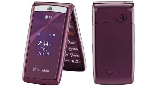 Сотовый телефон LG UX280 Wine поступает в США. Фото.