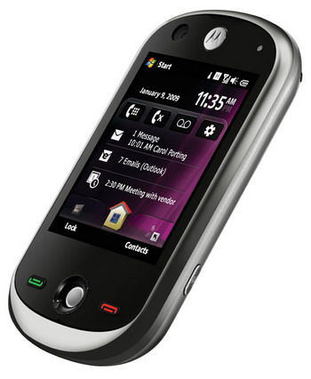 CES ‘09: Motorola представляет новый 3G-телефон. Фото.