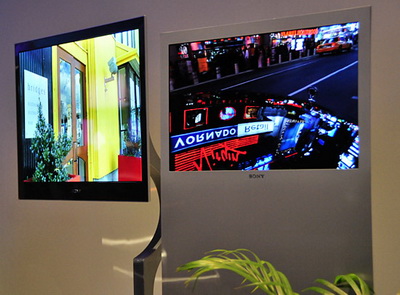 CES ’09: Sony похвасталась новыми OLED телевизорами. Фото.