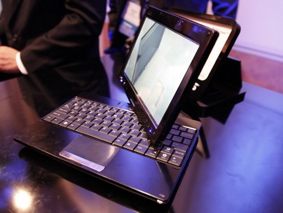 Asus представила первый Eee PC с конвертируемым корпусом. Фото.
