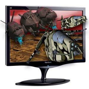 CES ’09: ViewSonic представила свой первый 3D монитор. Фото.