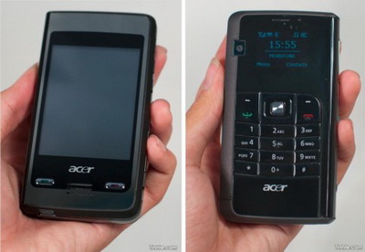 Необычный смартфон от Acer. Фото.