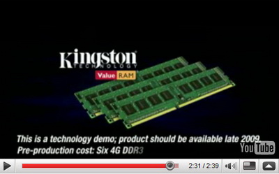 Kingston выпустит наборы памяти DDR3 24 Гбайт. Фото.