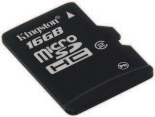 Kingston представила 16 Гб microSDHC. Фото.