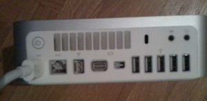 Первый «шпионский» снимок обновленного Mac Mini. Фото.