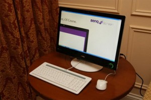 Новые панельные компьютеры от BenQ. Фото.