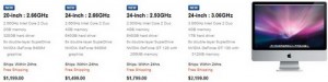 Обновленные iMac уже доступны. Фото.