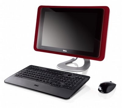 Dell Studio One получил сенсорный дисплей. Фото.