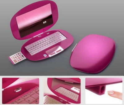 HP MakeUp — чисто женский laptop. Фото.
