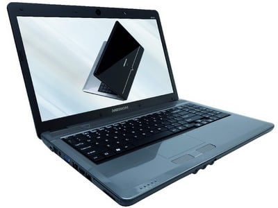 Medion представила новый laptop класса DTR. Фото.