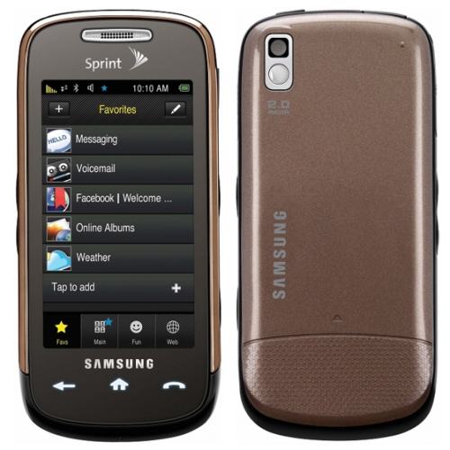 Samsung Instinct S30 поступит в продажу 19 апреля. Фото.