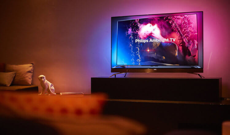 Два новых LCD HDTV из семейства Philips Ambilight. Ambilight улучшает восприятие видеоконтента. Фото.