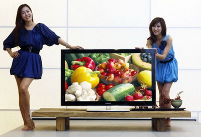 Samsung показала сверхтонкий плазменный телевизор. Фото.