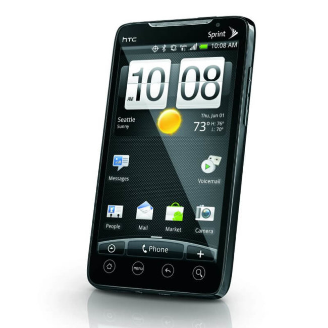 HTC EVO 4G vs HTC HD2: различия. Фото.