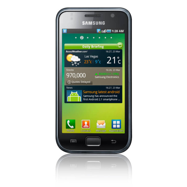 Samsung представила весьма интересный мультимедийный смартфон на платформе Android. Фото.