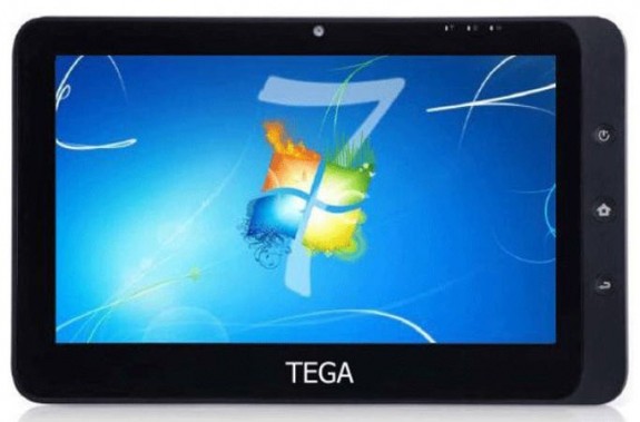 Tegatech приготовила tablet на платформе Atom. Фото.