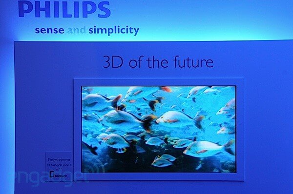 IFA ’10: Philips намерена выпустить первый 3D HDTV, не требующий стереоочков, к 2013 году. Фото.