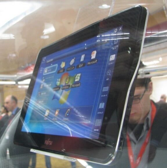 Fujitsu приготовила tablet на платформе Windows 7. Фото.