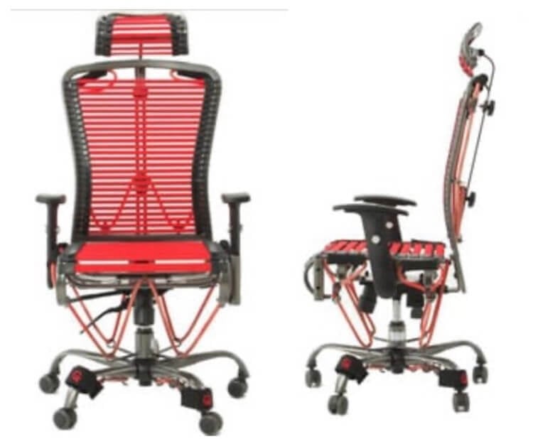 Кресло-тренажер или устройство для пыток? Выглядит удобно. Фото.