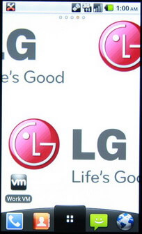 LG и VMware. Один телефон, два профайла. Фото.