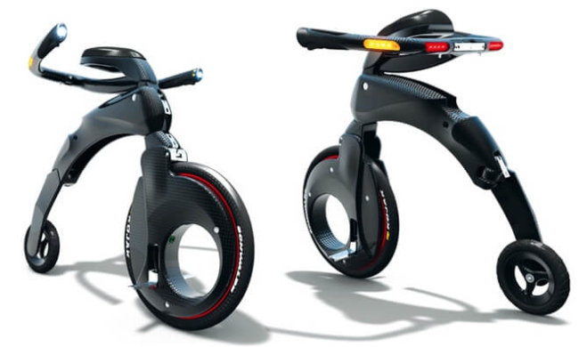 Yike Bike. Электрический двухколесник. Фото.