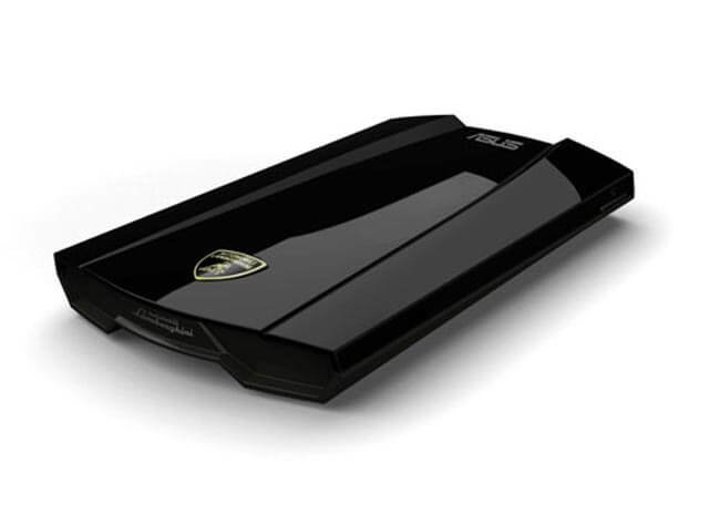 Портативный HDD Asus Lamborghini. Фото.