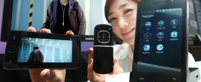 Samsung Galaxy S Hoppin появился в продаже. Фото.