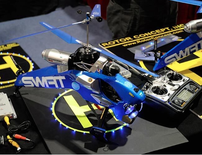 ID1-SWAT: Радиоуправляемый вертолет от Rotor Concept. Фото.