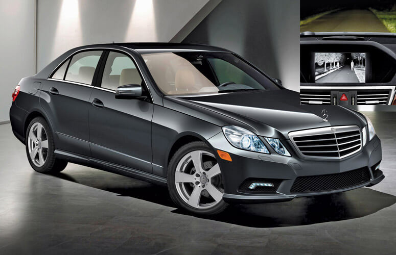 10 самых техно-автомобилей в 2011 году. Mercedes E350. Фото.