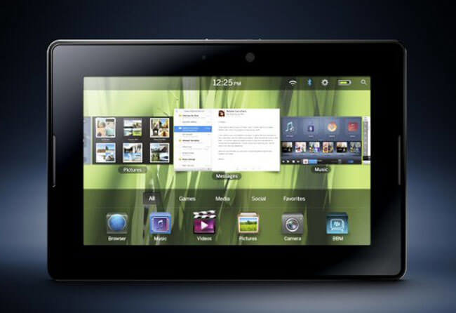 RIM: батареи BlackBerry PlayBook хватит на день. Фото.