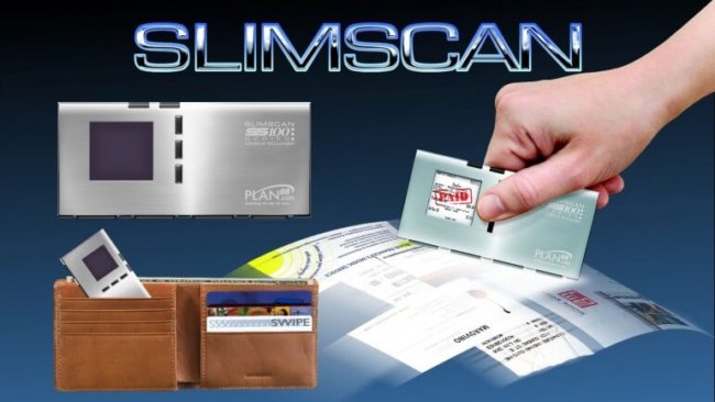 Planon SlimScan SS100: цифровой сканер для квитанций. Фото.