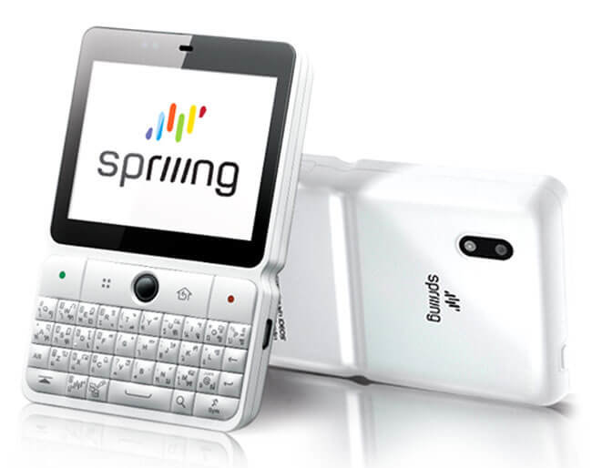 Смартфон SPRiiiNG на базе Android. Фото.