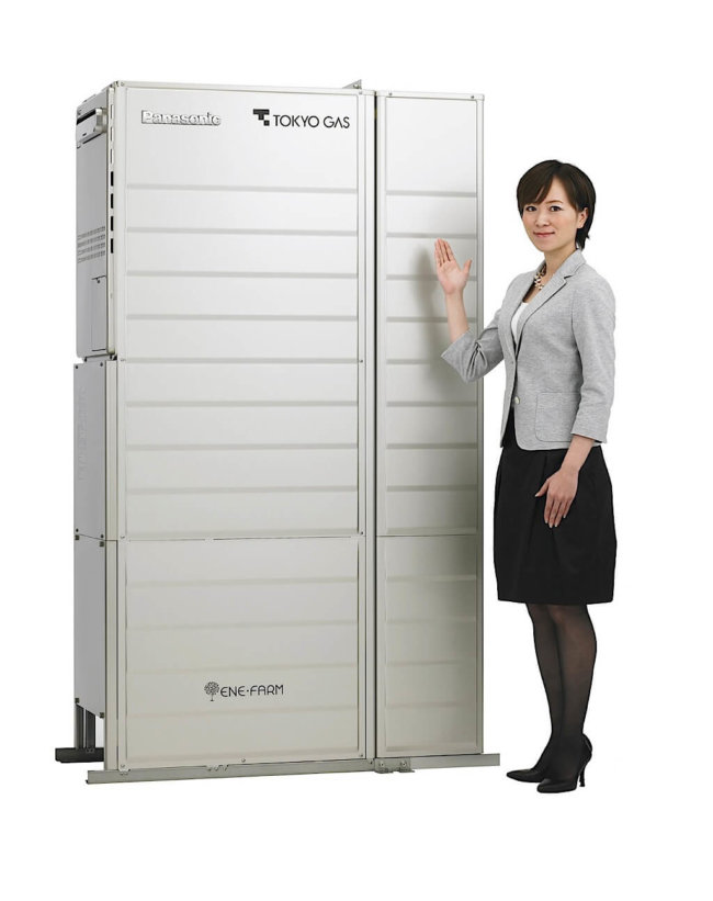 Топливный элемент “Ene-Farm” от Tokyo Gas и Panasonic. Фото.