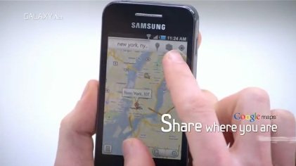 Рекламный промо-ролик линейки смартфонов Samsung Galaxy. Фото.